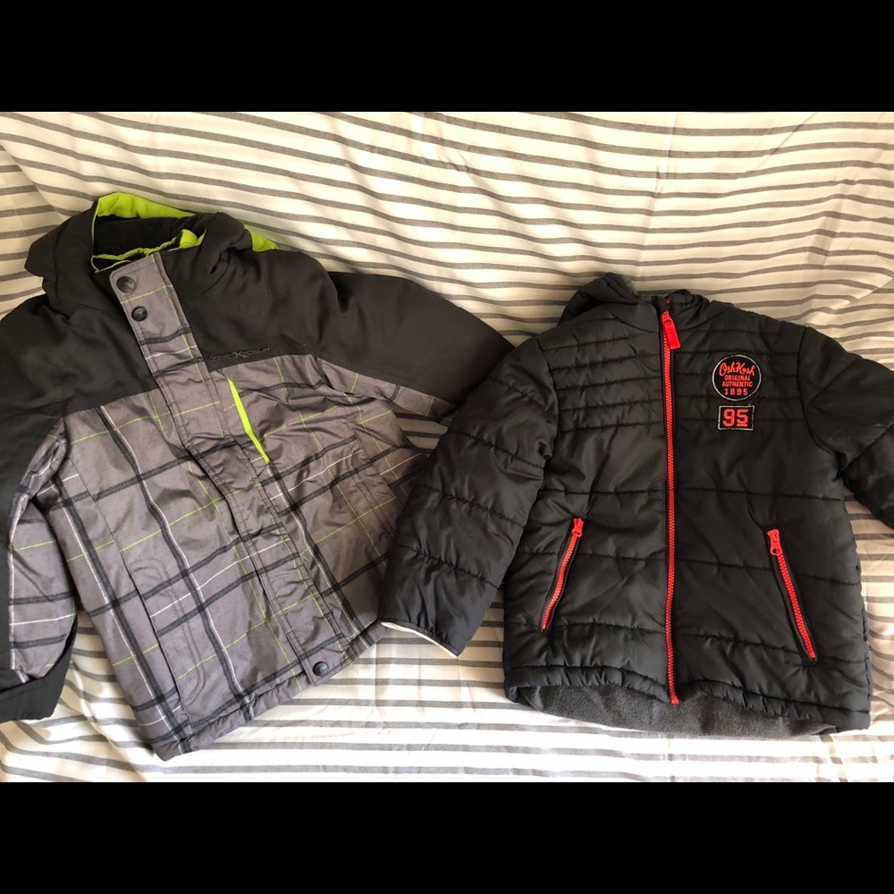Boys winter coats size 5-6 OshKosh ZeroXposur